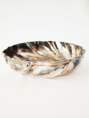 Schiavon 800 Silver Scalloped Edge Bowl